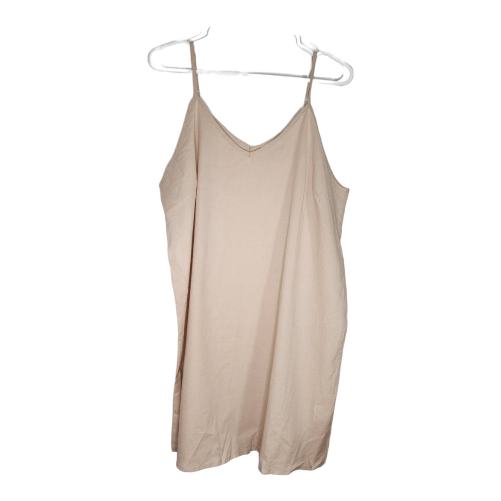 Zoe Kratzmann size 3 large crisp cotton slip beige